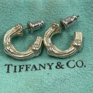 m002 H2(30) Tiffany&Co. ティファニー バンブー シルバー 925 ピアス アクセサリー レディース