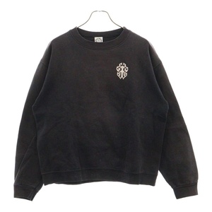 CHROME HEARTS クロムハーツ OLD Daggre LOGO SWTSHRT オールドダガー クルーネック コットン スウェット トレーナー ブラック