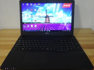 富士通 ノートパソコン LIFEBOOK AH45/X/Core i3-6100U 2.3GHz/4GB/1000GB/BD/中古特価良品