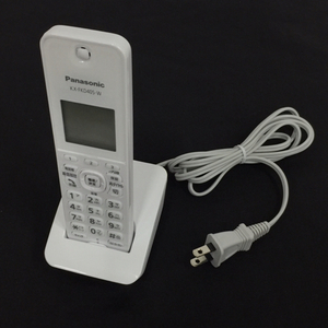 Panasonic KX-FKD405-W ホワイト 増設子機 電話機一般 充電器 付属