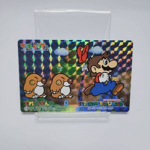 ●スーパーマリオワールドカード●マリオうんどうかい マリオVSチョロプー 1993 任天堂 中古品 used おもちゃゲームシリーズ k-99561-2