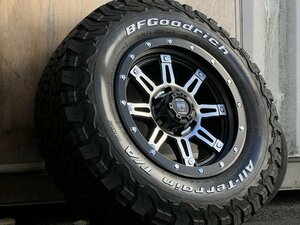 17インチ ハイラックス プラド FJクルーザー グッドリッチ 265/65R17 新品 タイヤホイール 4本セット 純正車高装着可 pcd139.7 6h