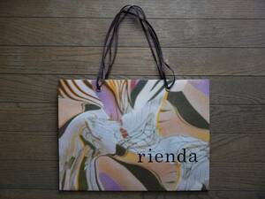 rienda リエンダ ショップ袋 ショッパー 紙袋 ユーズド 中古