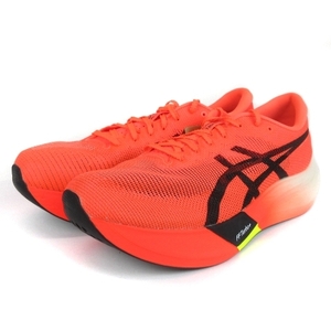 未使用品 アシックス asics METASPEED EDGE PARIS SUNRISE RED メタスピードエッジ ランニング シューズ スニーカー レッド 28.5cm メンズ