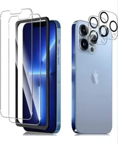 iPhone 13 mini用 ガラスフィルム2枚 カメラフィルム 2枚セット