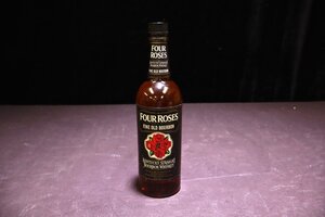 T285【未開栓品】FOUR ROSES FINE OLD フォア ローゼス バーボン ウイスキー 750ml 43%