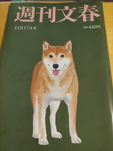 週刊文春　2022年11月17日　中古本　送料込み　キンプリ