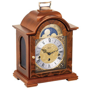 【正規輸入品】Hermle ヘルムレ TABLE CLOCK 22864-030340 卓上時計 ムーンフェイズ