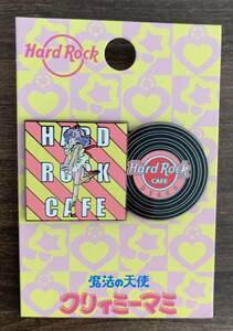 ハードロックカフェ大阪クリィミーマミ コラボ ピンズ ピンク レコード グッズ ピンバッジ バッジHard Rock Cafe