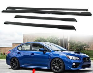 スバル WRX VA STI セダン サイド スカート スポイラーDTO TYPE 2015-2020 素地