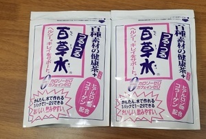 水出し健康茶つるつる百草水22包(5g×11包×2袋)百草茶ホットでも冷茶でも簡単ティーバッグタイプ