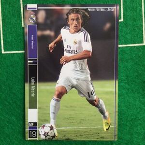 208)Panini Football League Real Madrid 19 Luka Modric ルカ モドリッチ レアル マドリード リーガエスパニョーラ パニーニ フットボール