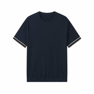 ブルネロクチネリ　BRUNELLO CUCINELLI メンズ　Tシャツ　半袖　ビジネス　シンプル　48-56　サイズ選択可能