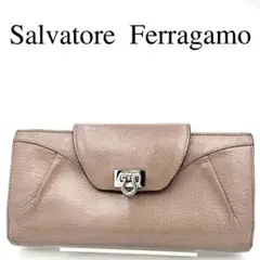 Salvatore Ferragamo フェラガモ 長財布 ガンチーニ レザー