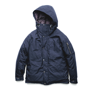 ¥90,000 + 税uniform experiment HOODED DOWN BLOUSON : マウンテンダウンパーカー/ SOPHNET.ソフネット　NavyサイズM