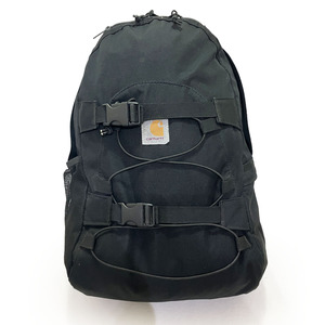 カーハート キックフリップ バックパック ブラック CARHARTT KICK FLIP BACK PACK 正規品 リュック カジュアル スケートボード 帆布 黒