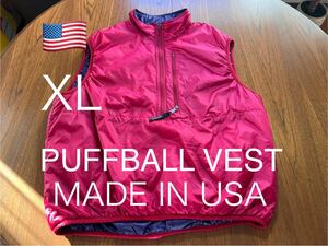 Patagonia PUFFBALL VEST XL MADE IN USA パタゴニア　 パフボール ベスト　アメリカ製　MADE IN USA