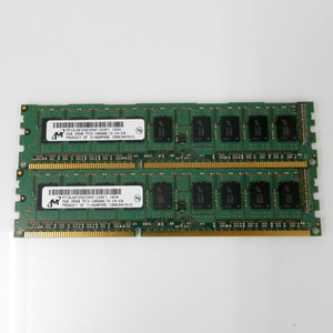 MICRON PC3-10600E 2GB 2R×8 2枚セット PC メモリ ジャンク扱い品 札幌 西区 西野
