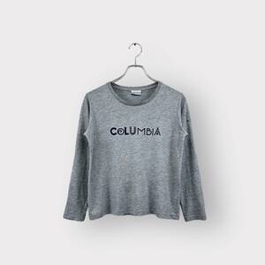 デザインGOOD Columbia コロンビア Tシャツ プリント グレー系 刺繍 メンズ サイズ S ネ 衣B