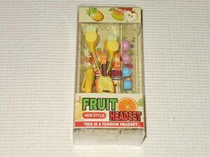 【中古】 FRUIT HEADSET イヤホン パイナップル