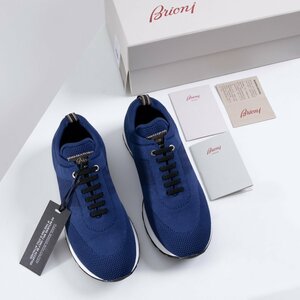 Brioni　ブリオーニ　メンズ　スニーカー　軽量　靴　ニット　シューズ　カジュアル　39-44　サイズ選択可能　4229