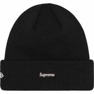 【新品 黒 24SS New Era $ Beanie】 supreme ニューエラドルビーニー ニット帽 s small box logo bandana cross overdyed loose gauge 24fw