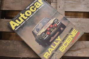 B0070　「AUTO CAR」　ヴィンテージ　英国車　古本　1960年代雑誌　ヴィンテージ　　旧車　当時物　ビンテージ　オートバイ　