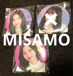 TWICE POPUP STORE 缶バッジ　ミナサナセット　MISAMO 2点