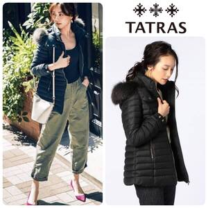 Oggi掲載◆国内正規品 新品 TATRAS タトラス 希少 最上位モデルRライン PRIMULA プリムラ ミドル丈 ダウンジャケット ダウンコート 1/S