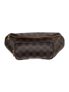 LOUIS VUITTON◆バムバッグ・メルヴィール_ダミエ・エベヌ_BRW/PVC/BRW