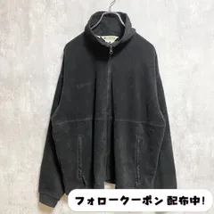 古着 used　Columbia コロンビア　長袖フリースジャケット　ブルゾン　ワンポイントロゴ刺繍　黒　ハイネック　秋冬服