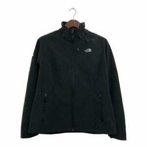 THE NORTH FACE ノースフェイス ソフトシェル ジャケット アウター アウトドア WINDWALL ブラック (レディース XL) Q0161