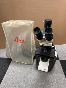 ★ Leica ライカ DME MICROSCOPE 顕微鏡 生物顕微鏡 通電のみ確認 ジャンク出品 0613YG