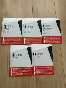 Microsoft Office 2013 Home and Business×1個とPersonal 2013　×4個 中古（動作未確認）