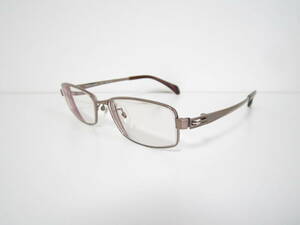 空◆ビンテージ　MENS MARK　Charmant　XM 1114　BR　メンズマーク　スクエア型　メタリックブラウン　眼鏡　中古品