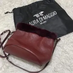 LAURADIMAGGIO ローラディマッジオ　ファー　 ショルダーバッグ