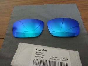 処分価格！刻印入り！★オークリー フューエルセル用 カスタム偏光レンズ ICE BLUE Color Polarized 新品 　OAKLEY FUELCELL FUEL CELL