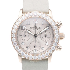 ブランパン フライバック 腕時計 時計 18金 K18ホワイトゴールド 自動巻き ユニセックス 1年保証 Blancpain 中古
