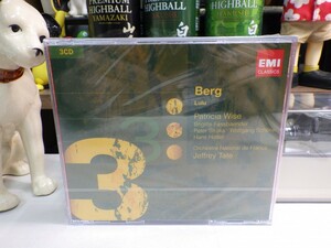 緑1｜NEW新品未開封！★3CD / EMI Classics 2008 EUR★Berg - Lulu｜PATRICIA WISE, JEFFREY TATE