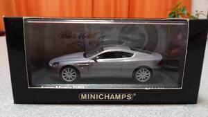 ミニチャンプス◆1/43 アストンマーチン DB9 クーペ◆Oyster Silver◆2003　