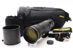 【487】Nikon ニコン AF-S NIKKOR 200-400mm F4 G ED VRII 2 ズームレンズ