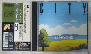 はっぴいえんど CITY 旧規格帯付国内盤中古CD シティ ベスト・ヒッツ 細野晴臣 大瀧詠一 鈴木茂 松本隆 happy end ymo KICS2114 2000円盤