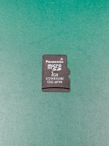 Panasonic パナソニック microSDカード 1GB 1枚 フォーマット済み 動作確認済みジャンク品