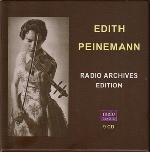 EDITH PEINEMANN - RADIO ARCHIVES EDITION melo CLASSIC 9CD