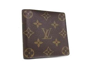 1円 ■美品■ LOUIS VUITTON ルイヴィトン M60929 モノグラム ポルト ビエ 6カルト クレディ 二つ折り 財布 ウォレット ブラウン系 FE5897