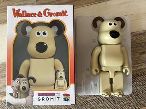 ★400%のみ★GROMIT ベアブリック/BE@RBRICK 400%(メディコムトイ・フィギュア・ウォレスとグルミット/WALLACE & GROMIT・Aardman)