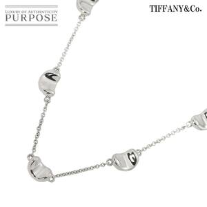 ティファニー TIFFANY&Co. ビーン ネックレス 5P 40cm シルバー SV 925 Bean Necklace 90240528