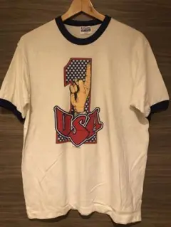 ヴィンテージ リンガー　Tシャツ　キムタク　菅田将暉　在原みゆ紀　USA NO1