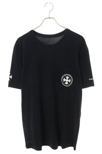 クロムハーツ Tシャツ CH T-SHRT/2 サイズ:XL CHプラスバックプリントポケットTシャツ 中古 SS07