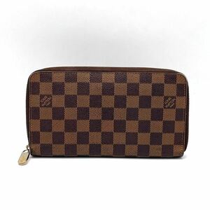 1円 LOUIS VUITTON ルイヴィトン ダミエ ジッピーオーガナイザー ラウンドジップ 長財布 N60003